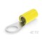 Te Connectivity Ring Terminal, 1/2 in Stud Size, 26.7 mmÂ², Nylon Insulated, Yellow 324114 - alternate 1
